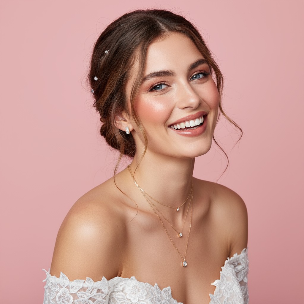 Low Messy Bun Wedding Hair Ideas